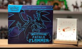 Pokemon Fatale Flammen Top Trainer Box Deutsch