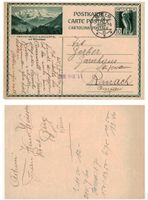 Entier postal - carte timbre imprimé - image Reichebach