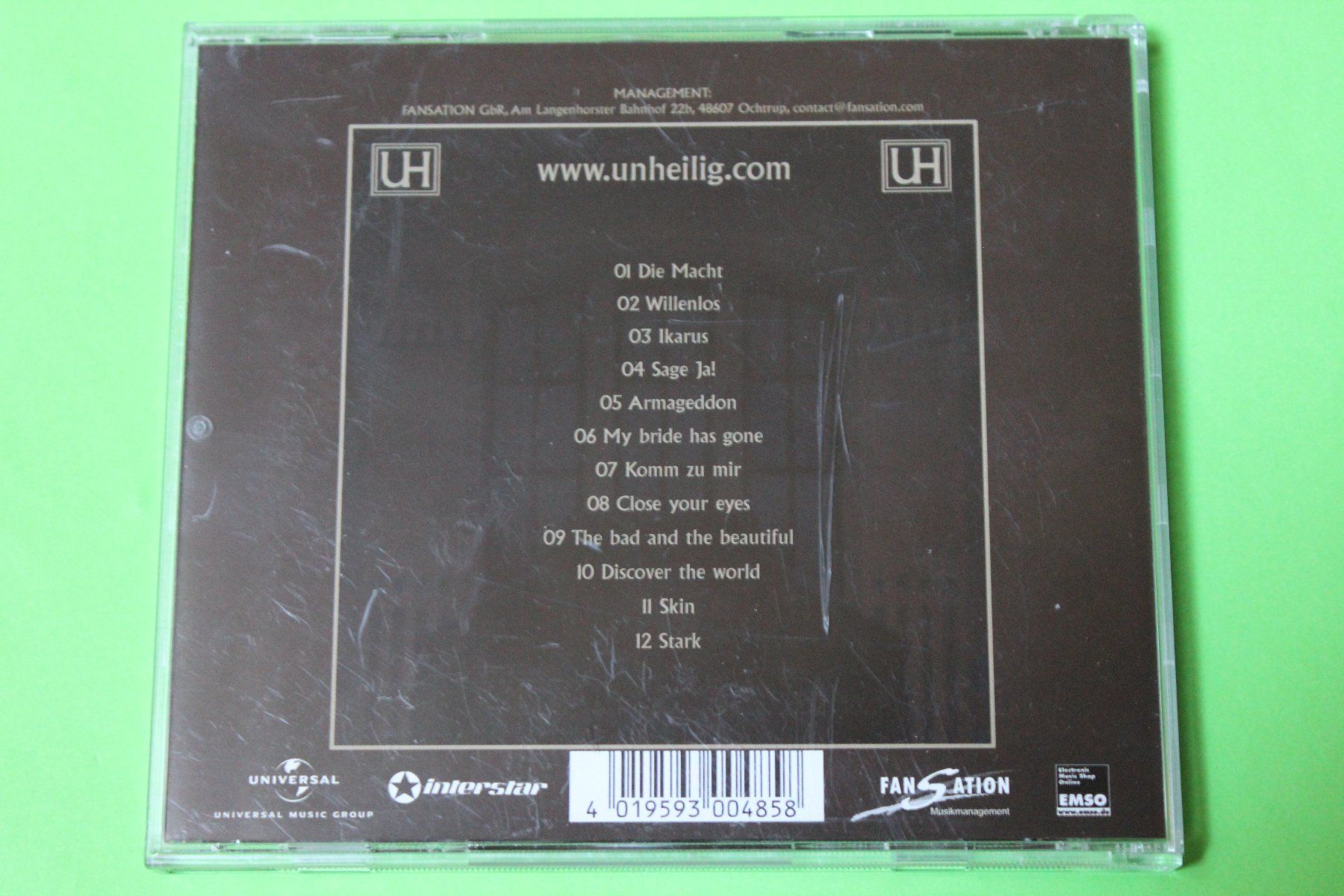 CD: Unheilig - Phosphor CD 2001 Guter Zustand – Usato da Tübach venduto da JamesStone 6