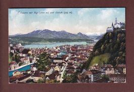 LUZERN - Rigi und Gütsch - 1915