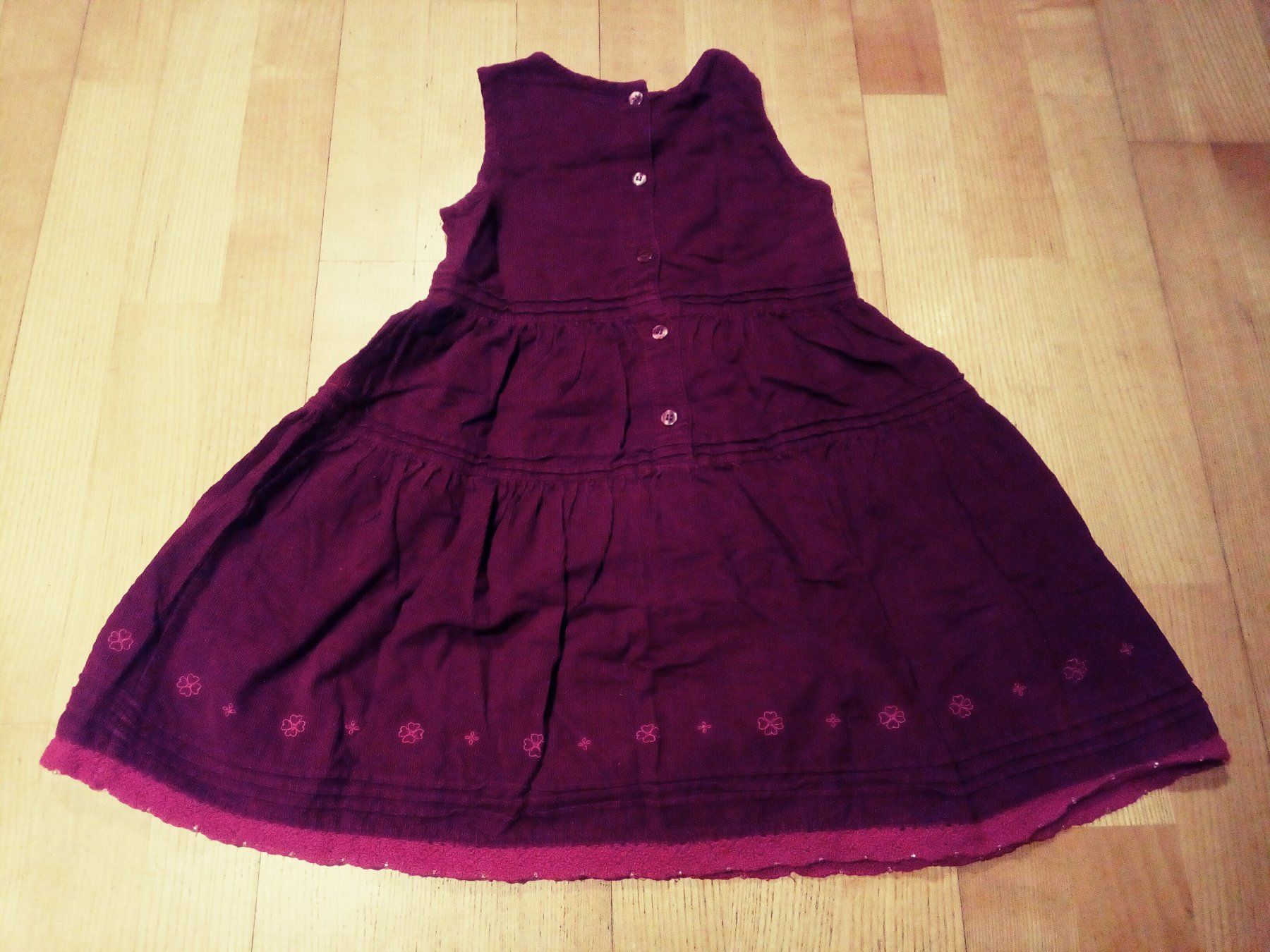 Kleider & Röcke: Cord Kleid, violett_pink Gr. 110 – Gebraucht aus Zeneggen von shemesh_ 1