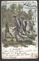 Militärkarte Infanterie 1905