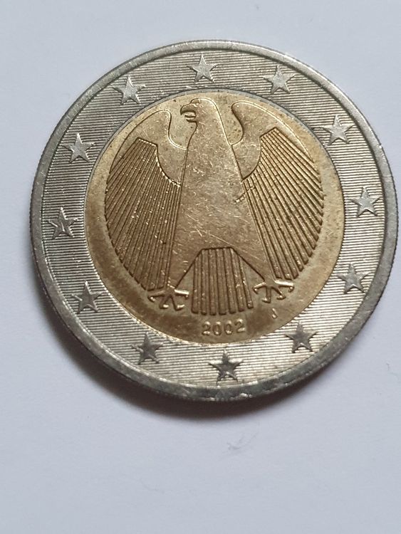 2 Euro Bundesrepublik Deutschland Fehlpragung