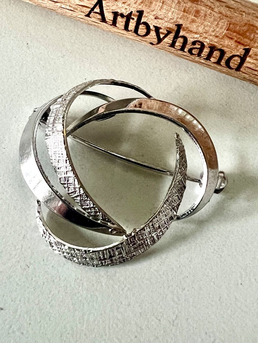 Broschen & Nadeln: VINTAGE KORDES & LICHTENFELS SILBER 800+MP BROSCHE – Gebraucht aus Ruswil von artbyhand 5