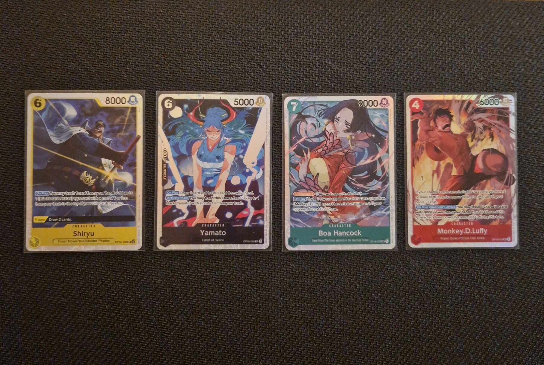 Bandai Carte collezionabili: Lotto One Piece TCG ENG – Nuovo (secondo la descrizione) da Agno venduto da hen_b8pm