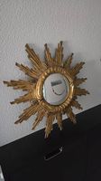 Spiegel mit Stern aus Holz