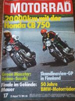 Motorrad 17/73 Honda CB 750 80 Jahre BMW Reimo - Suzuki xa