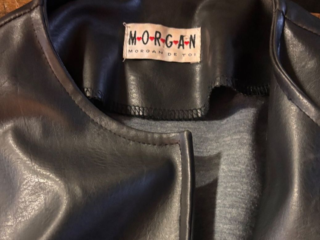 Morgan Giacche: Schwarze kurze Kustleder-Jacke von Morgan. – Usato da Münchenstein venduto da tsp01 3