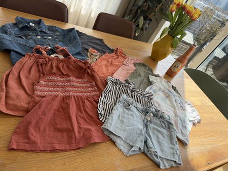 Sommer-Kleiderpaket Mädchen 👚 Grösse 110/116 - 10 Teile!