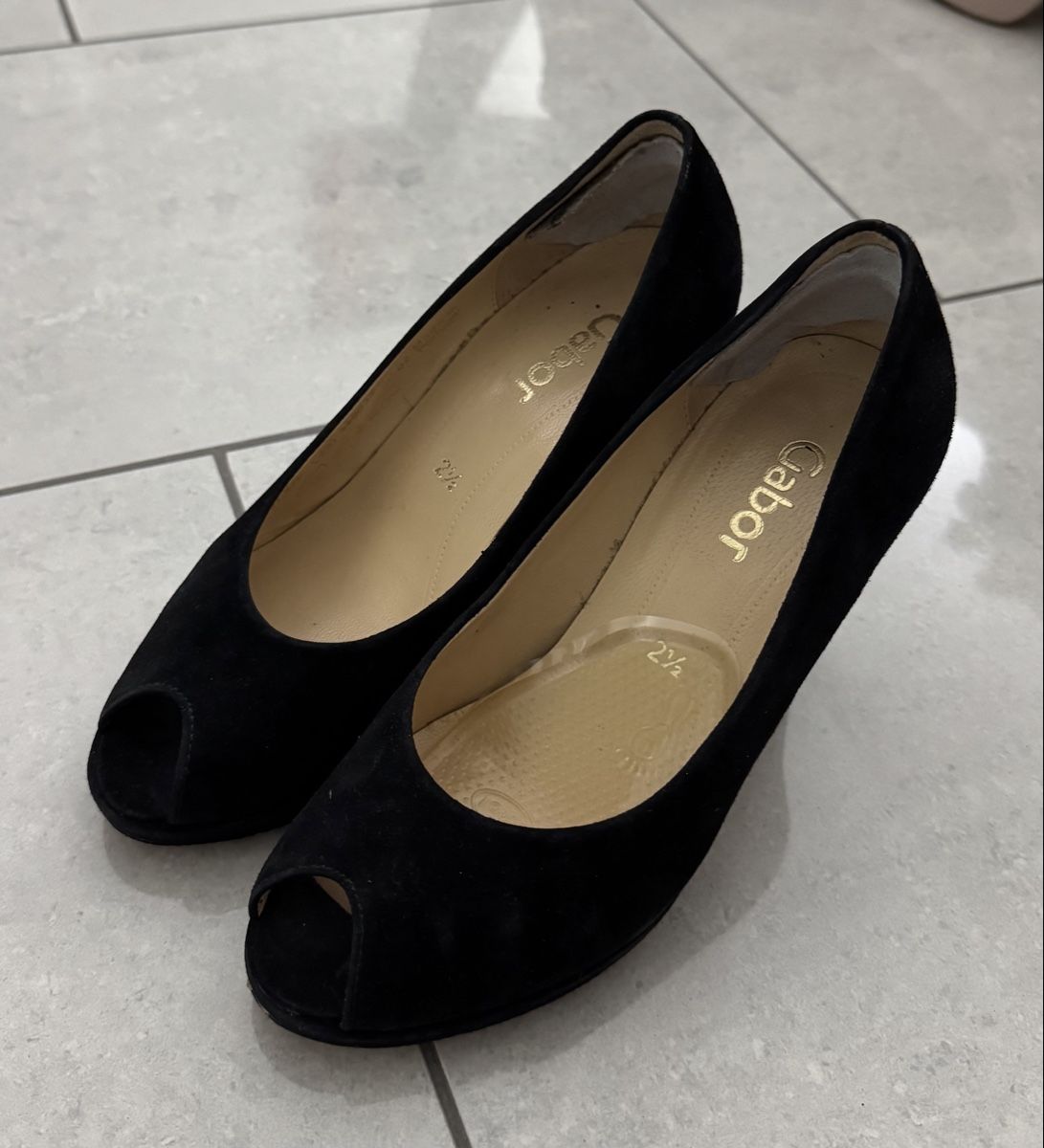 Gabor Scarpe da donna: Elegante Gabor Pumps, Wildleder, Grösse 35.5 – Usato da Winterthur venduto da o16zh