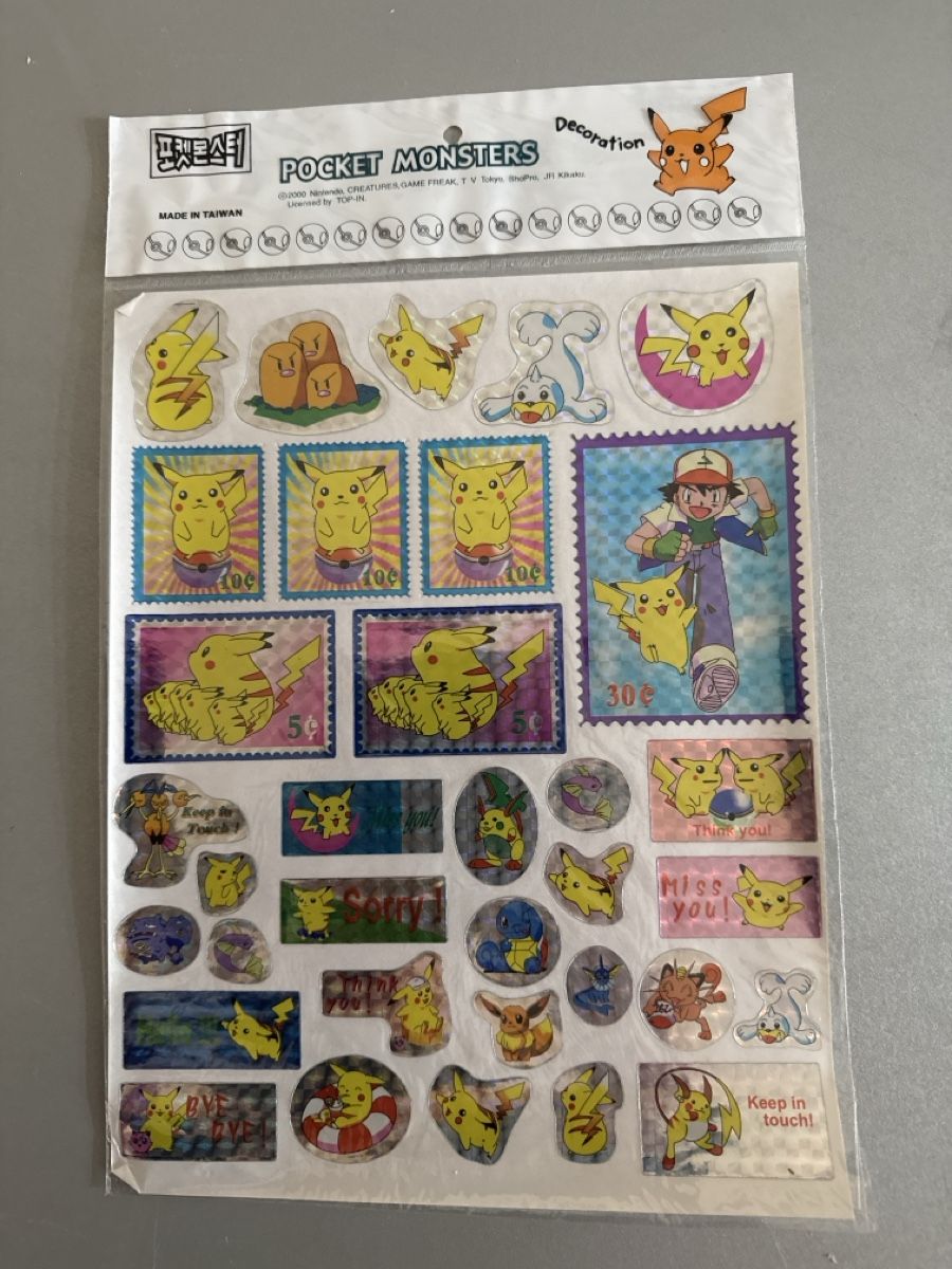 Sticker: Pokémon Aufkleber  – Nuovo e nell'imballaggio originale da Bremgarten AG venduto da Jeannine015