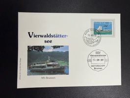 Schweizer Schiffspost Vierwaldstättersee MS Brunnen 2001