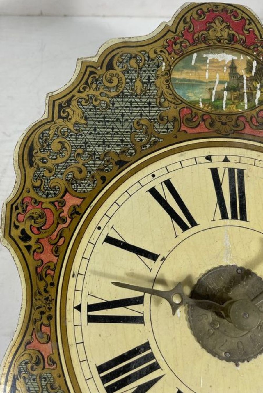 Stand- & Wanduhren: Mécanisme horloge comtoise avec de très belles décorations – Defekt aus Genève von ZeuSatan 2
