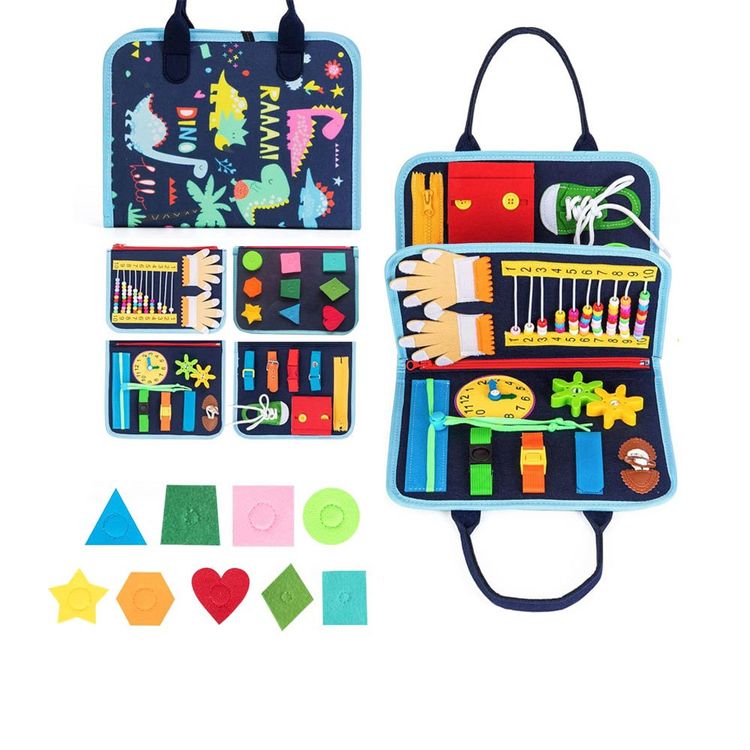 FREYBLI Montessori Busy Board 5-seitig - 26 Aktivitäten Für Kleinkinder Ab 3 Jahren