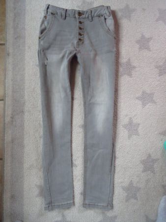 stylische NILE Damen Jeans Gr M im leichten used look