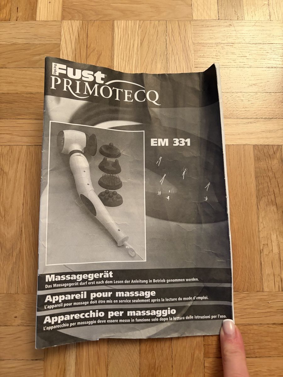 Dispositivi per massaggi: Fust Primotecq Massagegeraet EM 331 – Usato da Muttenz venduto da stoeberi01 1