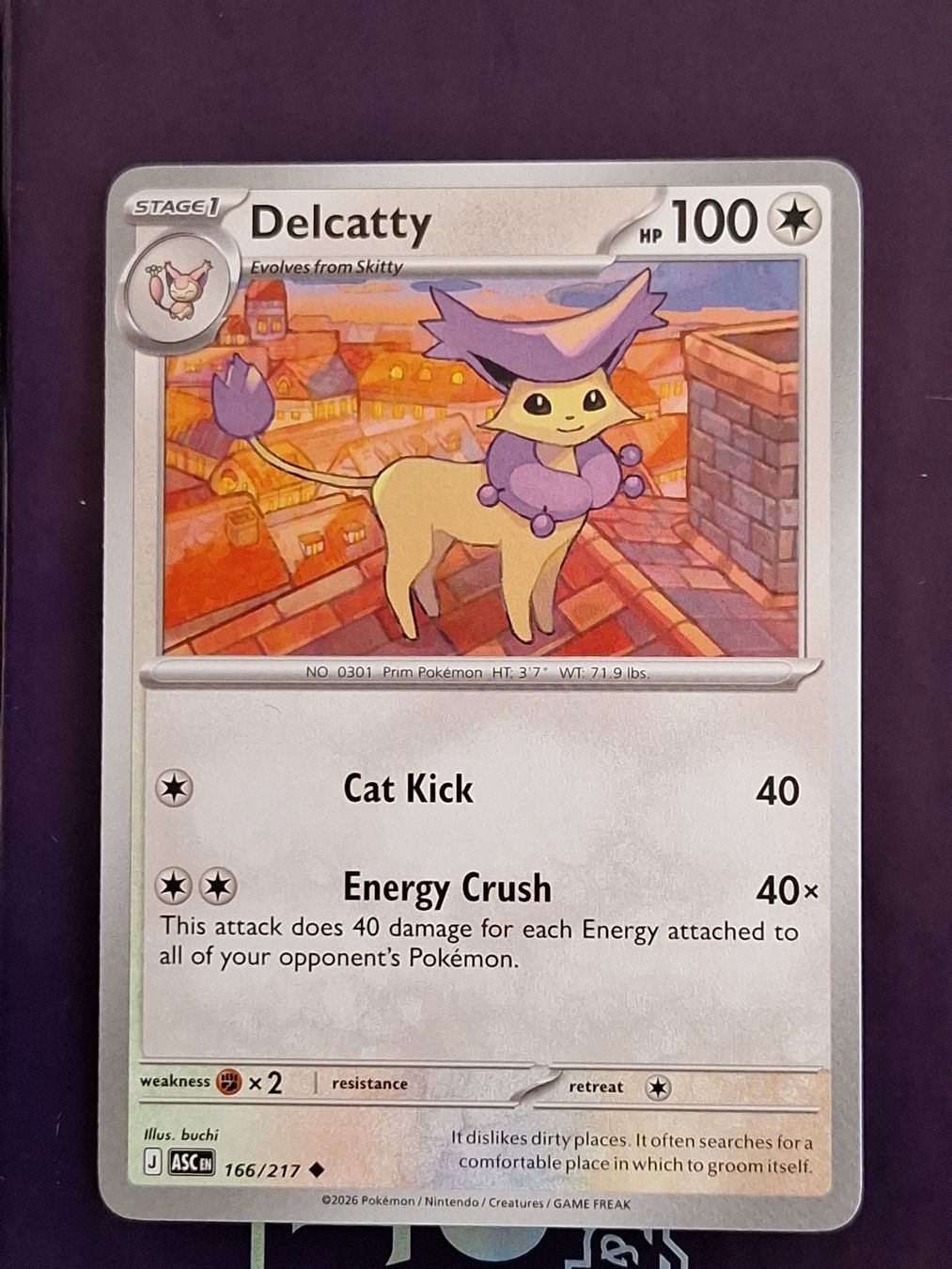Pokémon Carte collezionabili: Delcatty - Pokemon Ascended Heroes – Usato da Altstätten SG venduto da GGsGameshop