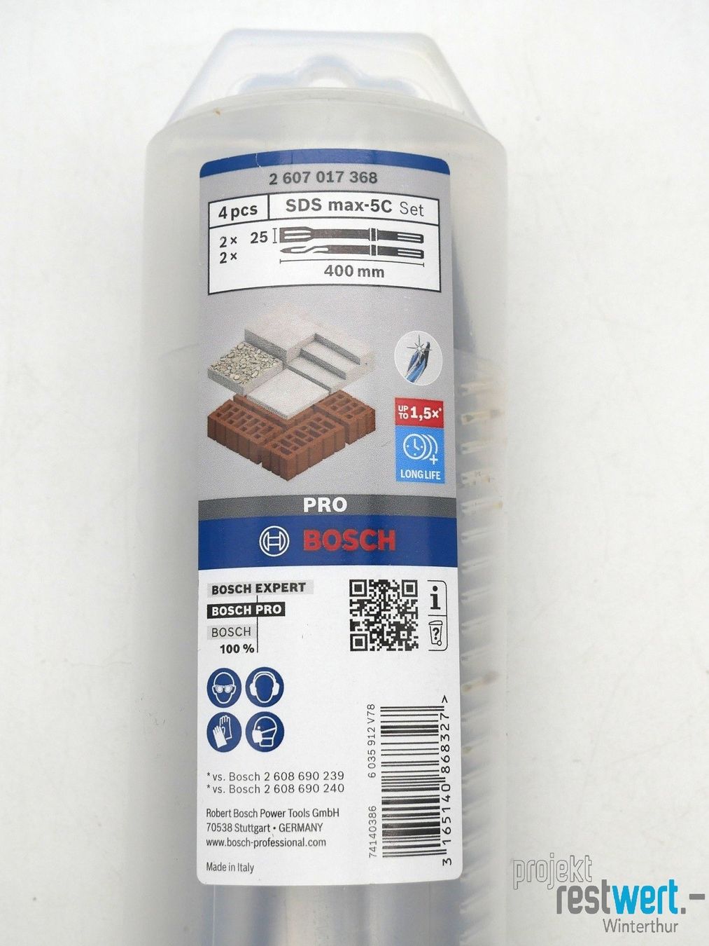 Bosch Tutti gli attrezzi: BOSCH Pro SDS max - 5C Meissel Set 4-teilig silber – Nuovo (secondo la descrizione) da Winterthur venduto da Restwert_Winterthur 1