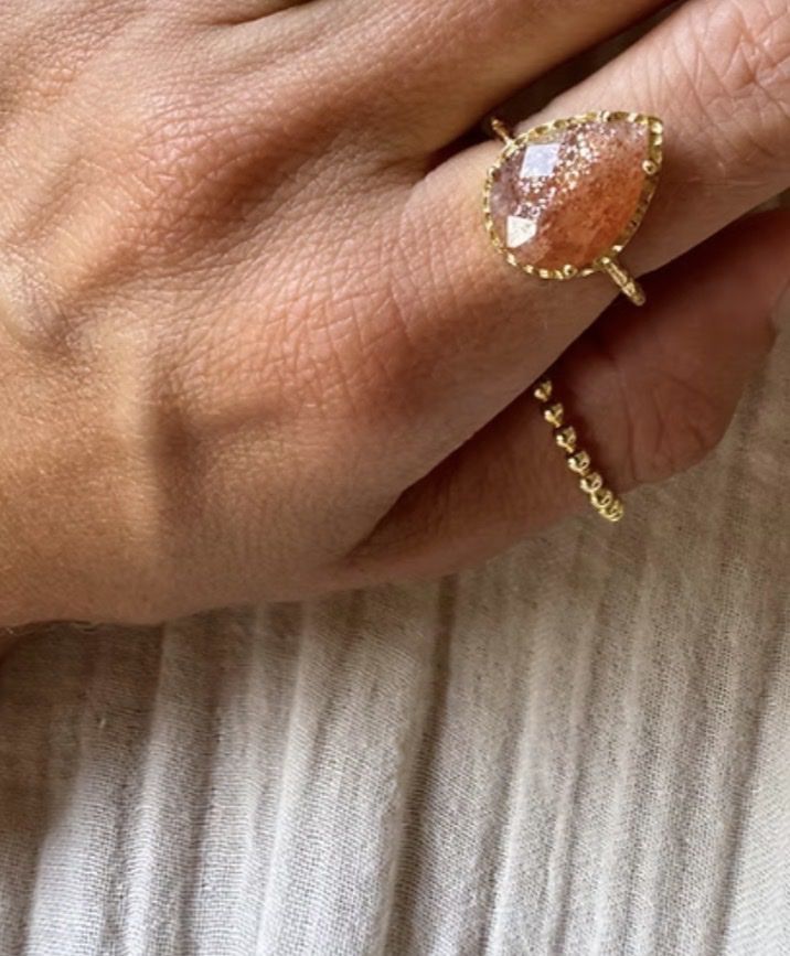 Anelli: Ring silber mit Sonnenstein – Usato da Luzern venduto da joliii 1