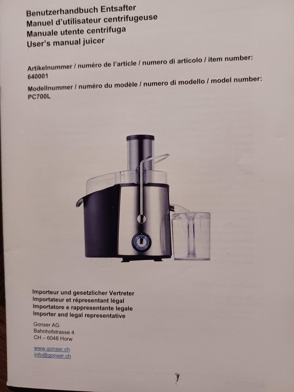 Appareils de cuisine: Entsafter – Neuf (Voir description) à Wangen a.Aare par Schneckenparadies 3
