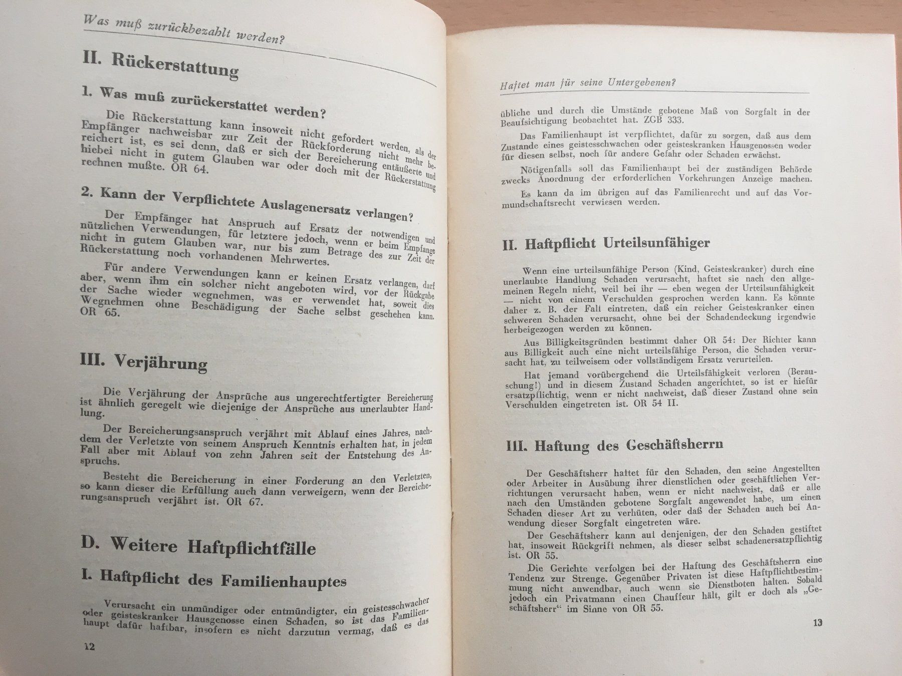 Bücher: Das schweizerische Haftpflichtrecht - E. Lienhart – Gebraucht aus Grenchen von Kogi7 6