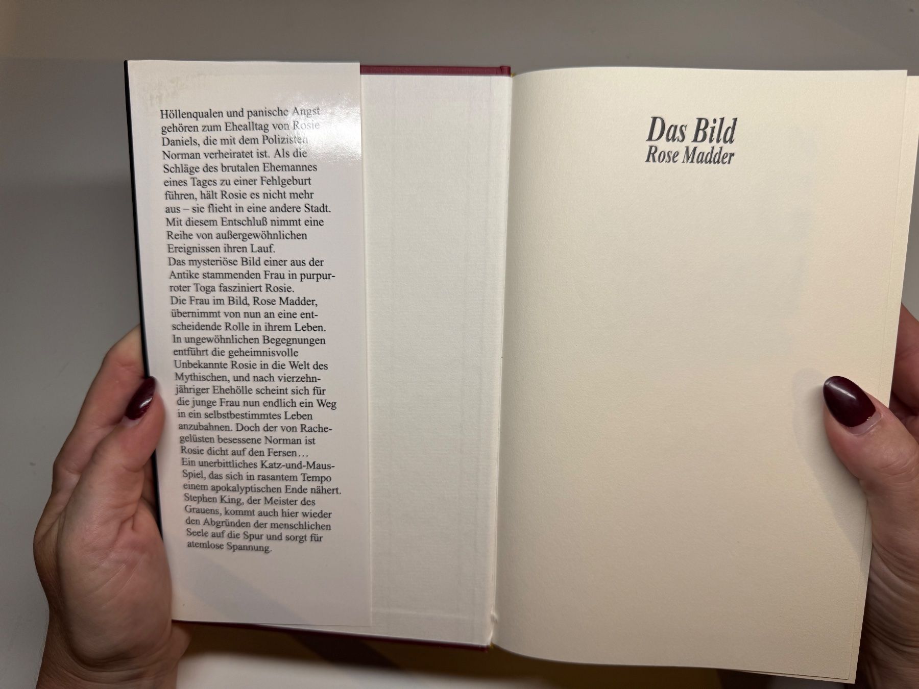 Libri: ROMAN: Stephen King, Das Bild – Usato da Grosswangen venduto da Deutsche_Romane 2