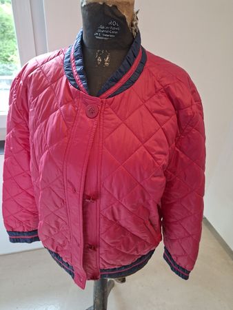 Marc Cain gesteppte Jacke rot blau Gr. 36/38