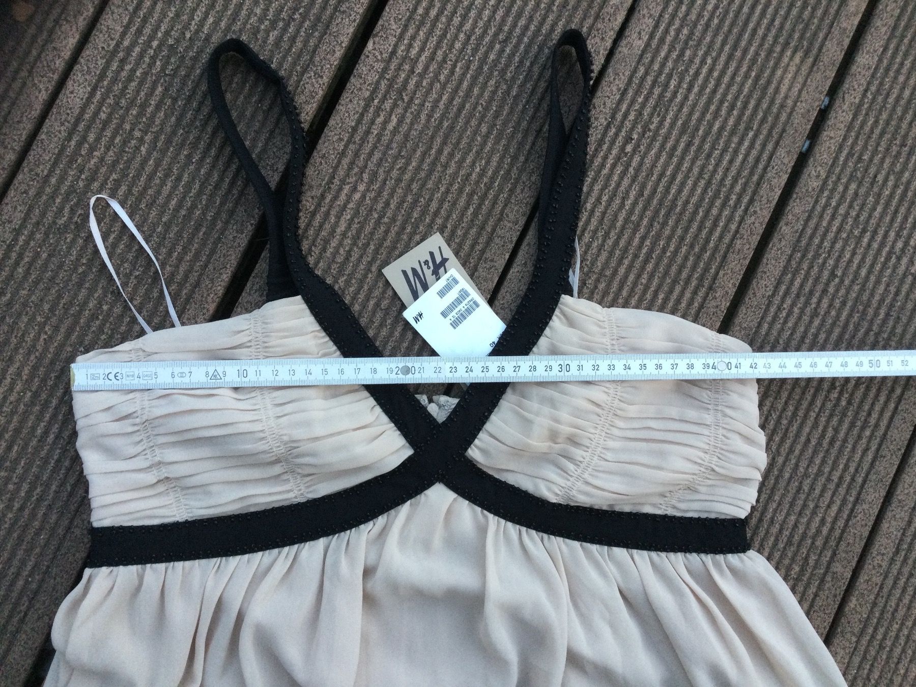 H&M Vestiti: Robe beige/noir avec perles, taille 40, NEUF – Nuovo e nell'imballaggio originale da Agiez venduto da chouchanelle 7