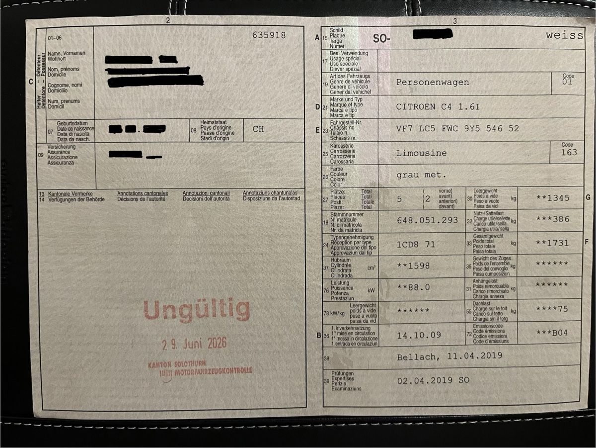 Citroën Automobili: CITROEN C4 1.6I – Usato da Solothurn venduto da Eszauto 9