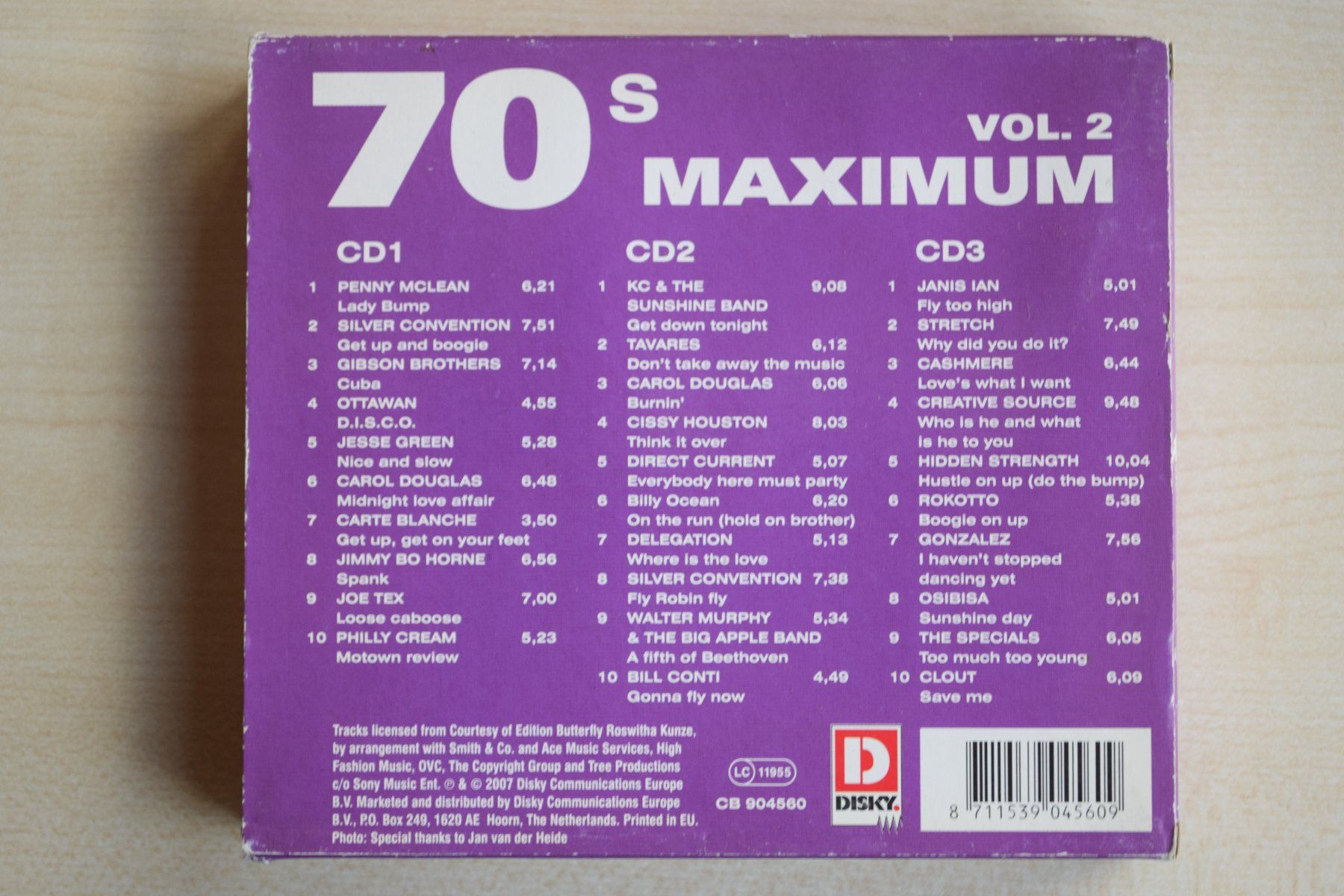 CDs: 3 CD's: 70s Maximum Vol. 2 - The Ultimate Collection (154) – D'occasion à Reutigen par DONDON55 1