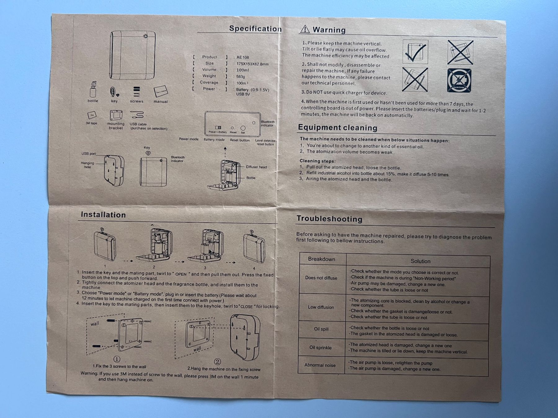 Diffusori di oli essenziali: Diffuser Parfum Surface de 35 m² - Ambiance Nebucent35 - J35 – Nuovo (secondo la descrizione) da Root venduto da Tech-Nick 6