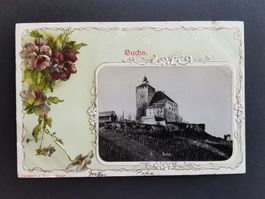 Buchs   Rheintal   Ansichtskarte  Schloss  1901  Werdenberg