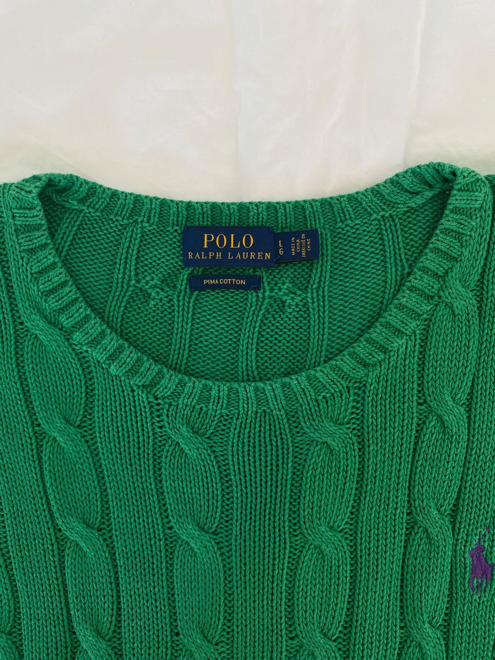 Polo Ralph Lauren Maglioni & Felpe: POLO RALPH LAUREN PULLOVER MIT ZOPFMUSTER – Usato da Zürich venduto da Fashionparade 5