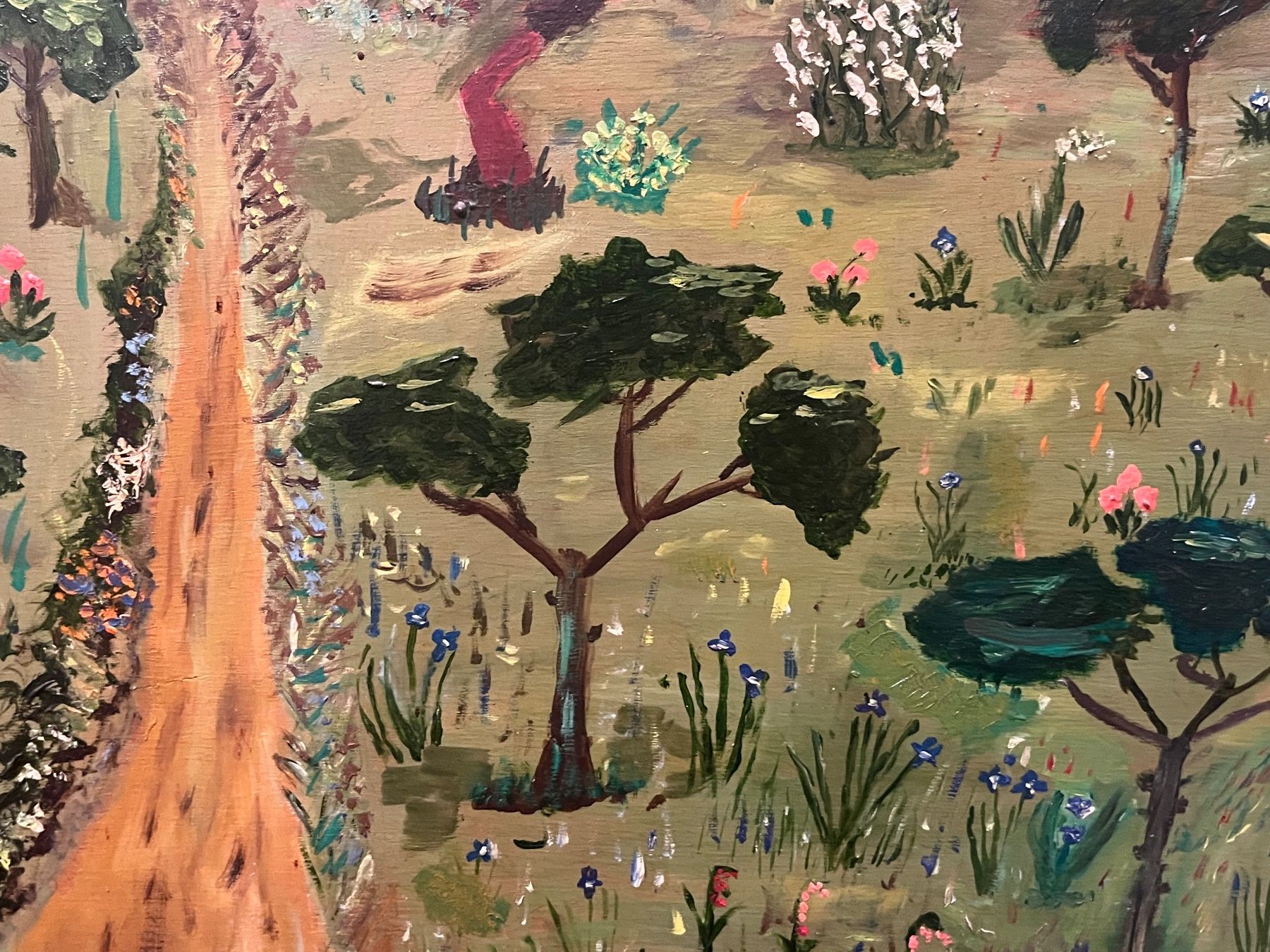 Gemälde: Originalgemälde: Sommerlandschaft, toller Zustand! – Gebraucht aus Basel von Kaffee_und_Kunst 9