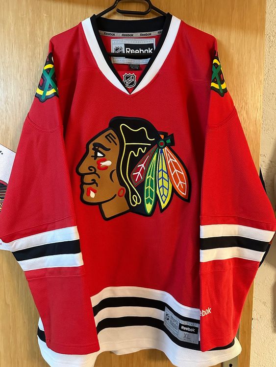 Sweat Vintage Tultex Des Années 90 - Chicago Blackhawks NHL - Taille XL Noir, Occasion Rétro