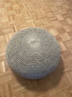 Pouf rond en jute tressé - Style bohème chic garanti!
