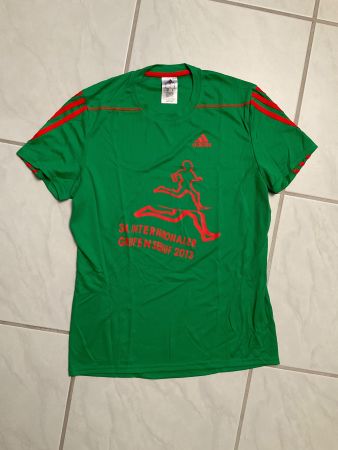 Adidas Laufshirt grün, Grösse S, Top Zustand