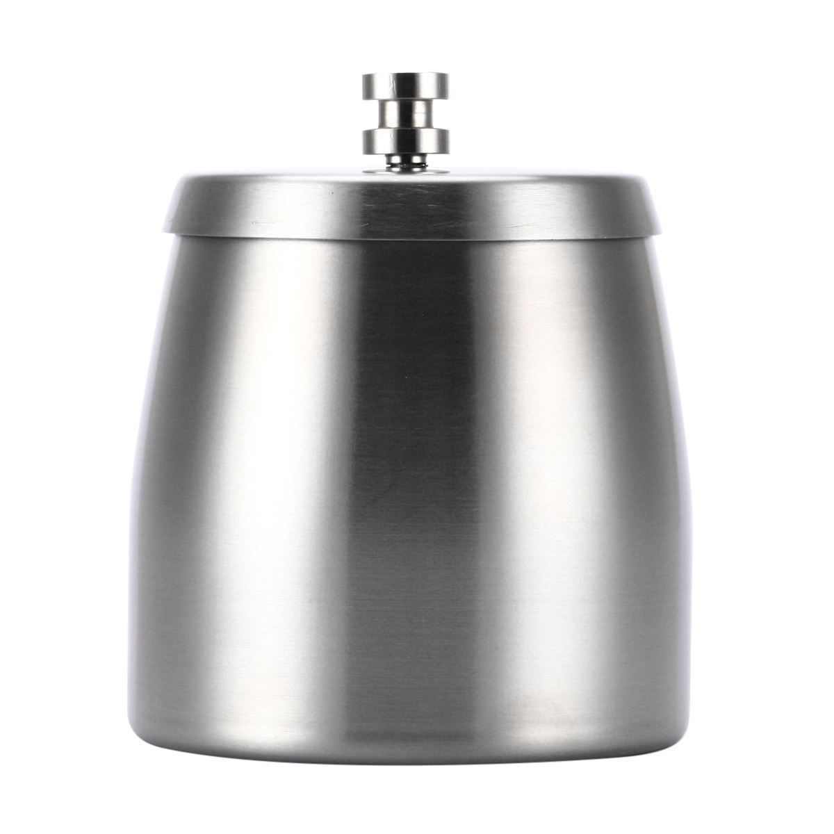 Portacenere: Aschenbecher mit Deckel Großer Edelstahl – Nuovo (secondo la descrizione) da Thun venduto da Newnewshop 1