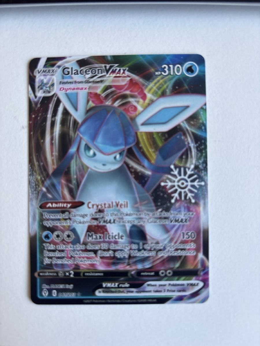 Pokémon Carte collezionabili: Pokemon Glaceon VMAX - Evolving Skies -  EN – Nuovo e nell'imballaggio originale da steinhausen venduto da pat_nc2x 2