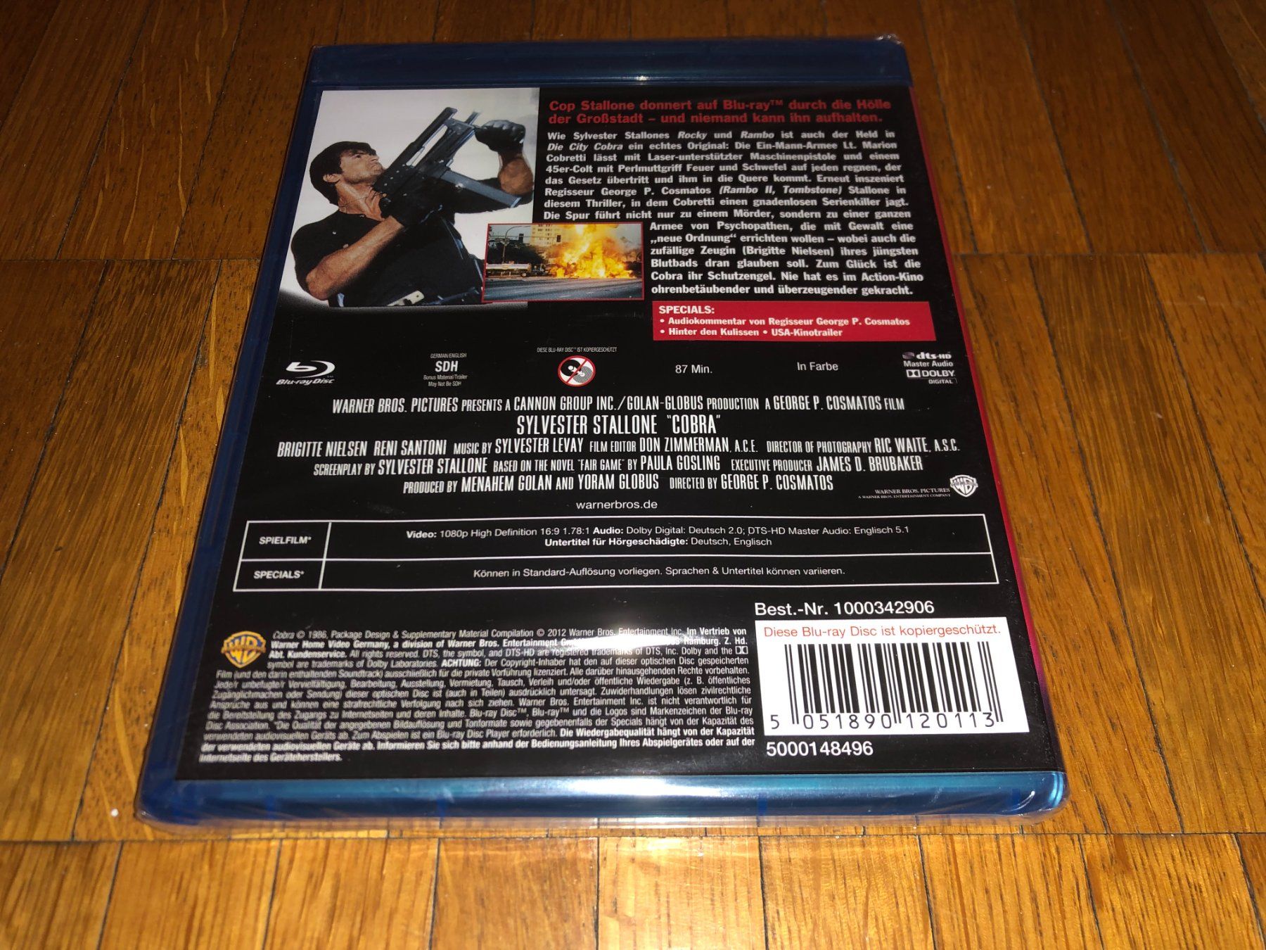 Tutti i DVDs: Die City Cobra - BLU-RAY - UNCUT – Nuovo e nell'imballaggio originale da Basel venduto da havsok 1