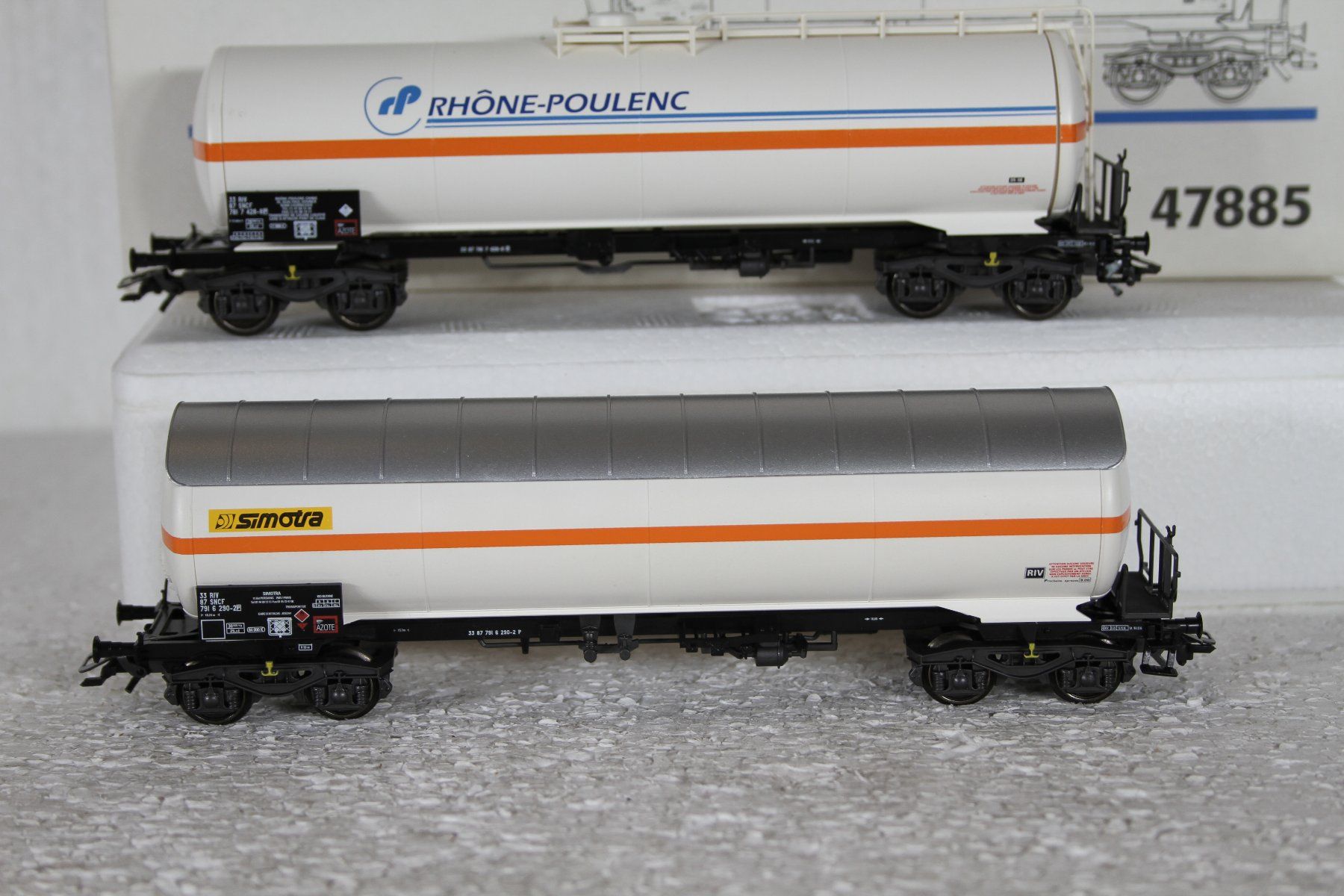 Märklin Modellini di ferrovie: Märklin 47885 SNCF Gaskesselwagen-Set – Usato da Triesen venduto da cor_62ts 1
