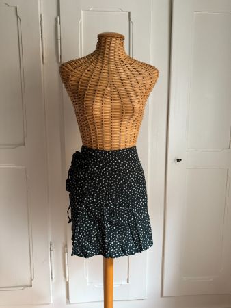 BRANDY MELVILLE - Rock dunkelgrün geblümt