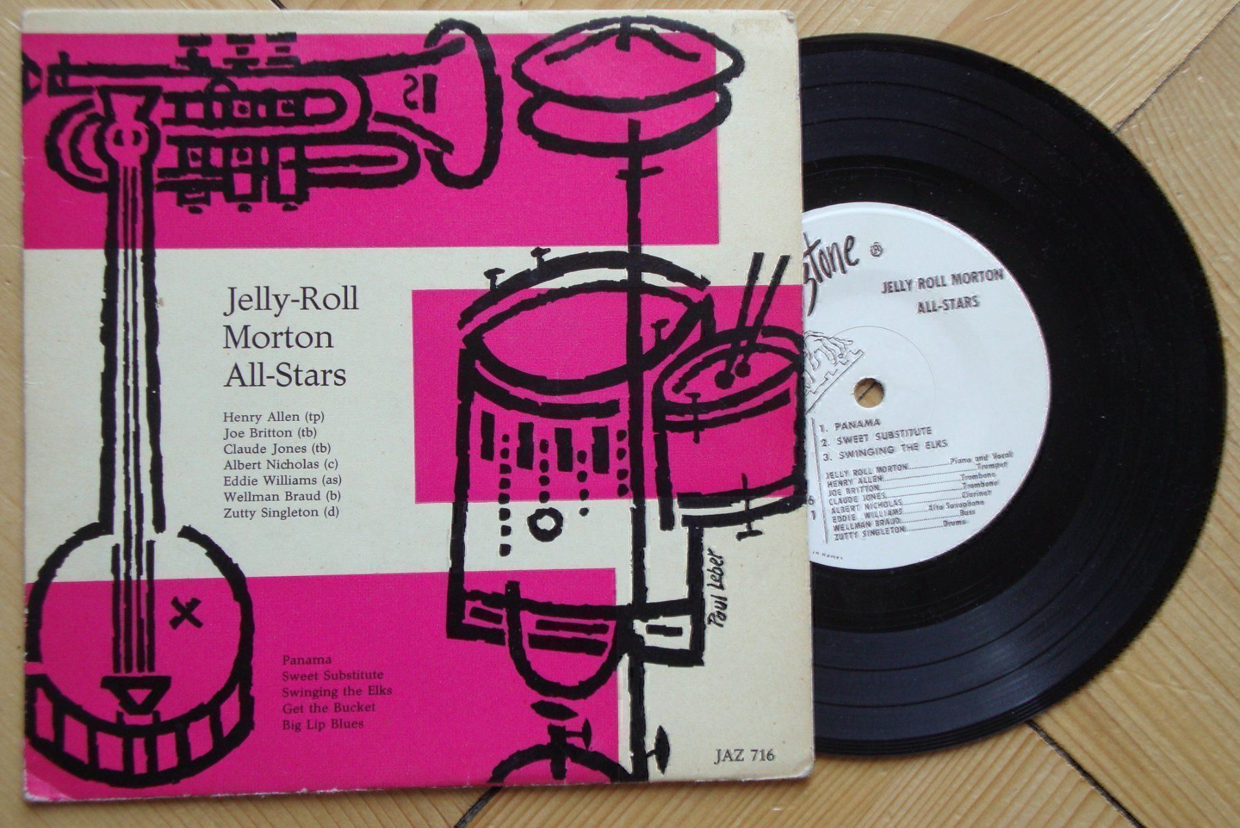 Dischi in vinile: JELLY ROLL MORTON - NEW ORLEANS JAZZ – Usato da Bern venduto da Uli_10_11
