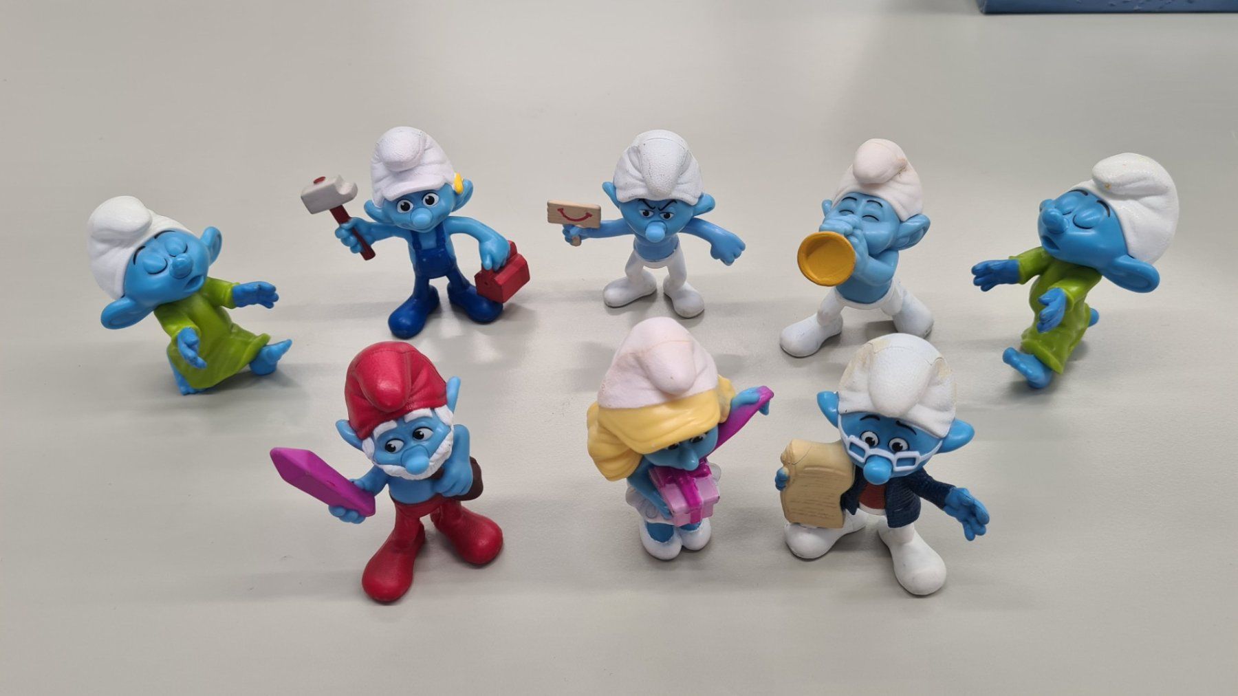 Spielzeuge: Collection de 8 Figurines Schtroumps – Gebraucht aus Châtonnaye von Jaydee6