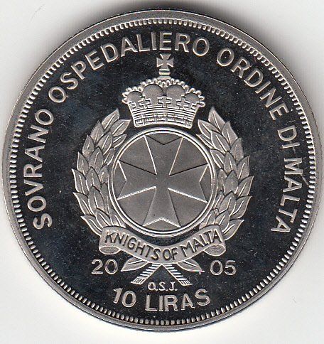 Toutes les monnaies: Malta -- 10 Liras 2005 - Schweizer Garde – Neuf (Voir description) à Gossau SG par Gallus00 1
