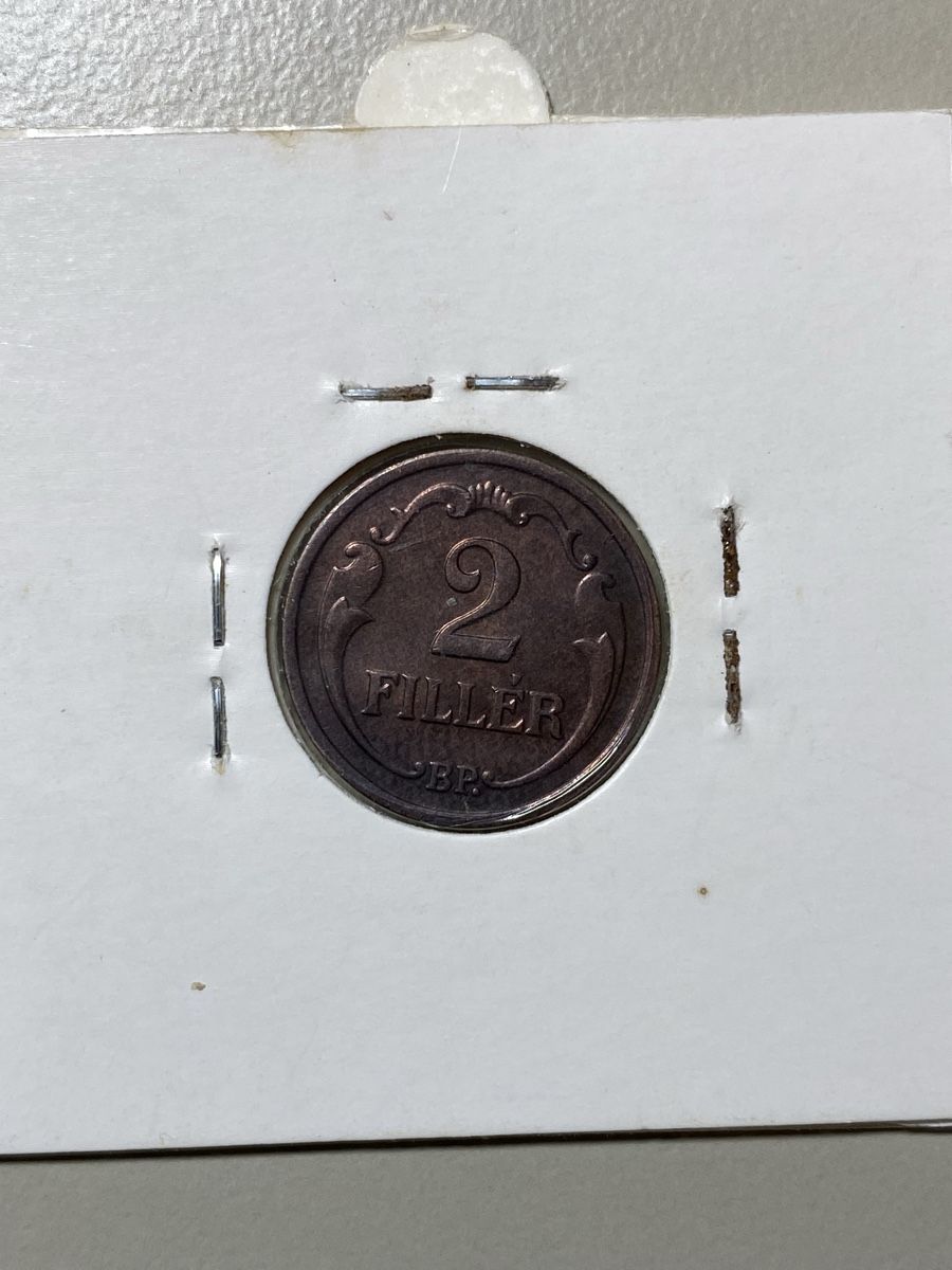 Tutti le monete: Hongrie - 2 filler - 1935 – Usato da Payerne venduto da Mike1682 1