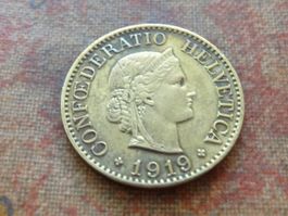 10 Rp. 1919 jaune/gelb   (A)