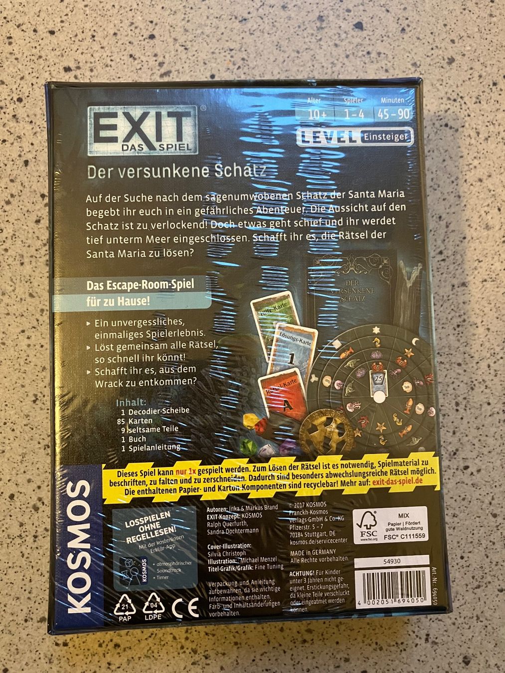 Giochi: Exit Der versunkene Schatz – Nuovo e nell'imballaggio originale da Bözberg venduto da Sape9192 1