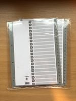 2er-Set Plastikregister 1-20