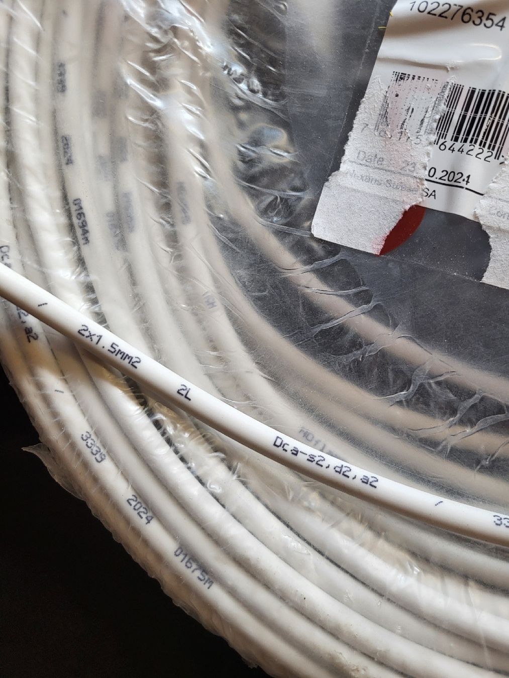 Cavi: 54m Installationskabel 2x1.5mm2, Halogenfrei – Nuovo (secondo la descrizione) da Alpnach Dorf venduto da str_jdw2 2